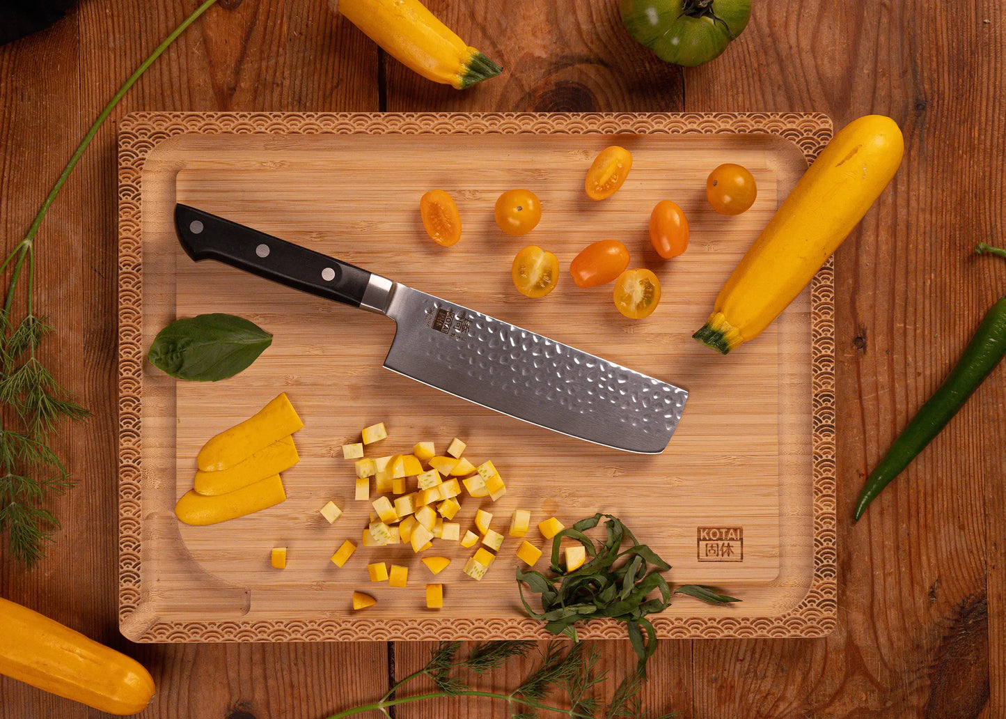 Complete 5-Piece Knife Set - Hashi Tsuchime Collection