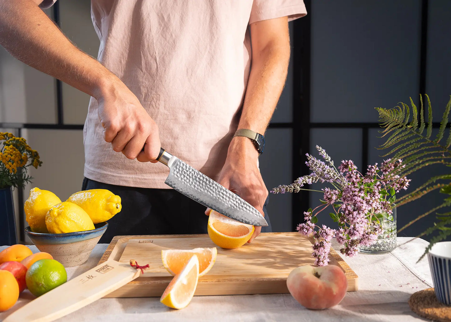 Gyuto Chef Knife 20 cm blade - Pakka San-Mai Collection