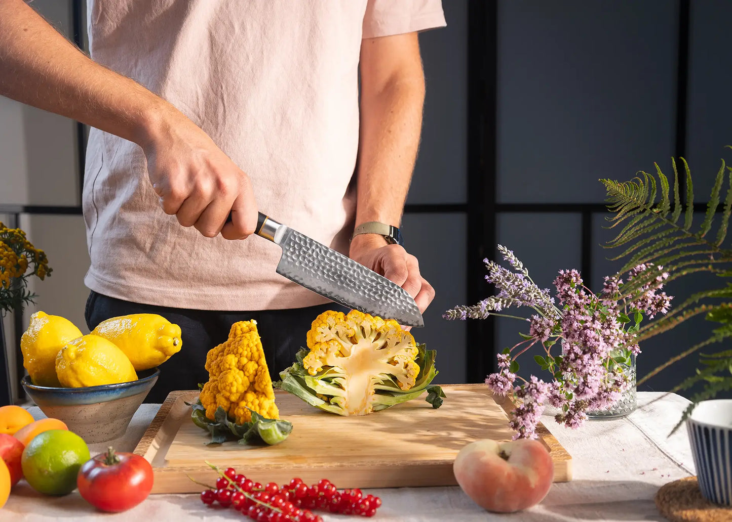 Santoku 18 cm blade - Pakka San-Mai Collection