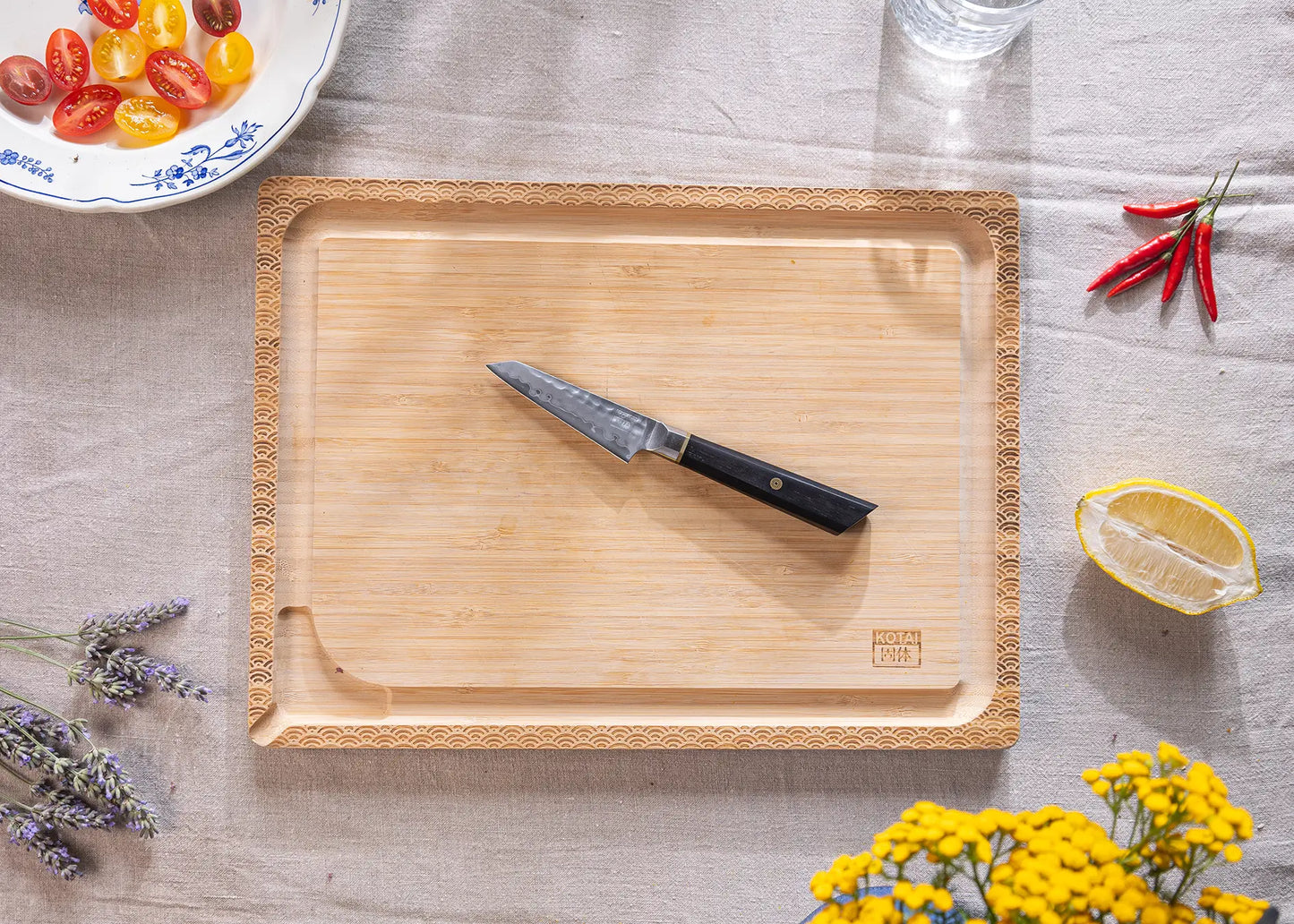 Set de Couteaux Nomade Complet 6 pièces - Collection Bunka San-Mai