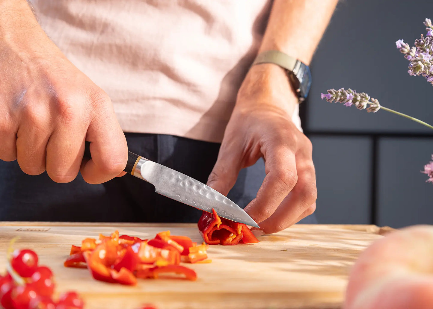 Paring knife 9 cm blade - Pakka San-Mai Collection