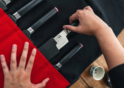 Set de Cuchillos Completo Nómada de 8 piezas - Colección Pakka San-Mai