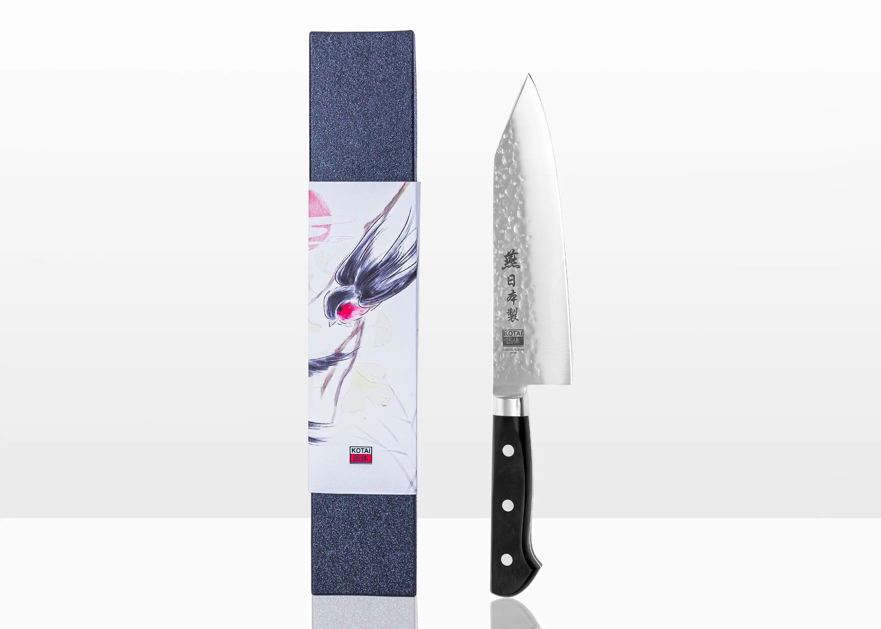 Bunka Santoku Knife 180 mm - Tsubame Collection