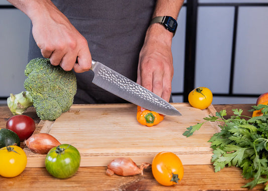 3-Piece Pakka knife collection with 440C steel blades