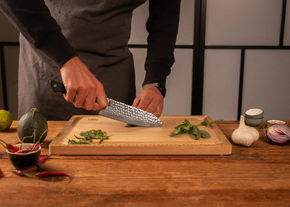 Couteau Santoku - Lame de 170 mm - Collection Hashi Tsuchime