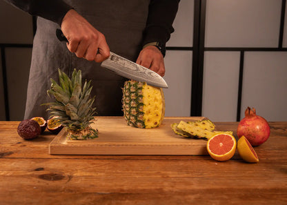 Couteau Santoku - Lame de 180 mm - Collection Hashi Damas