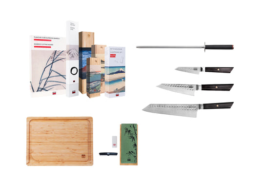 Set Essenziale 6 Pezzi - Collezione Bunka (Tagliere)