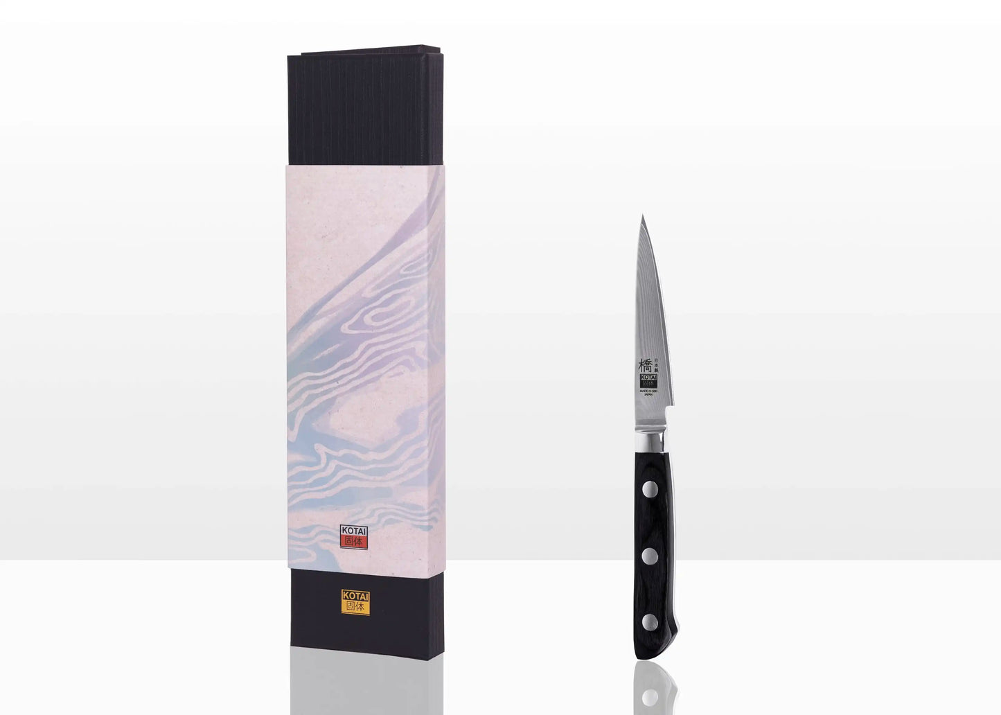Paring Knife 90 mm - Hashi Damascus Collection